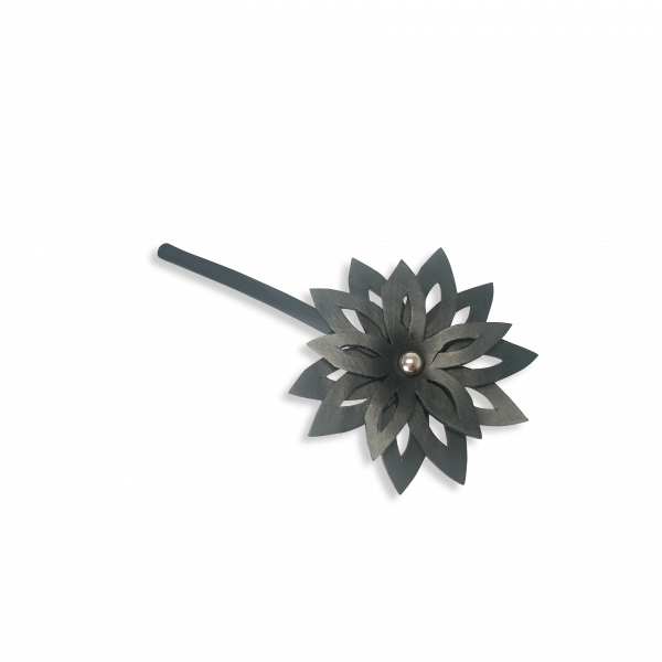 daffodil flower hair pin