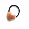 rose gold brushed metal hair tie