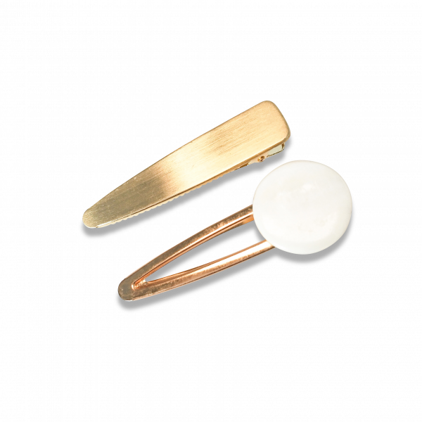 golden glamour hair clips