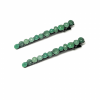 Jade crystal hair clips