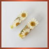 white daisy hair clip