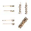 Rhinestone Glamour Hair Pins